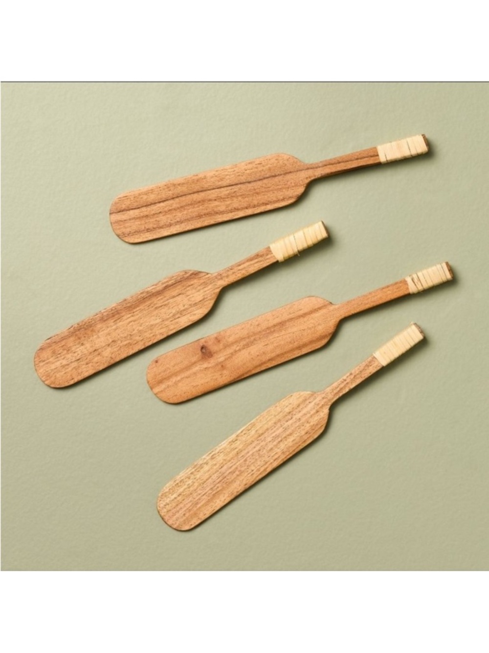 4pc Acadia Wood Jam Wooden Utensils - Hearth & Hand™ with Magnolia